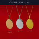 OVAL LOCKET | Baby Initial - MILA CANTES