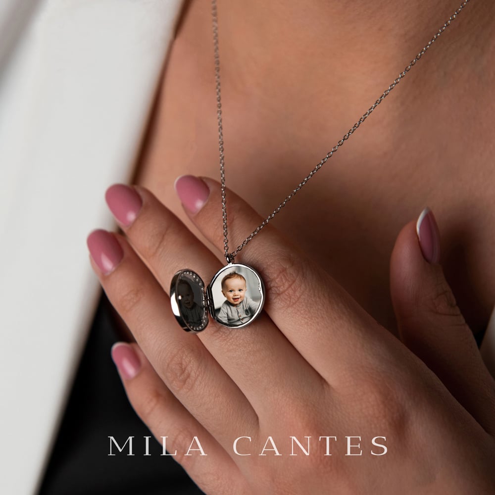 LUNA LOCKET | Unique | Sterling Silver - MILA CANTES